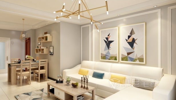 90㎡/两室两厅一卫/简约