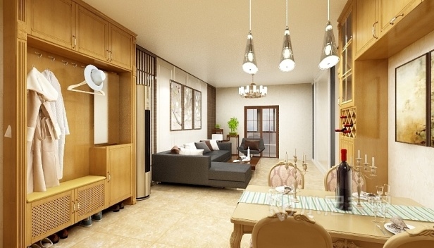 122㎡/三室两厅一卫/美式