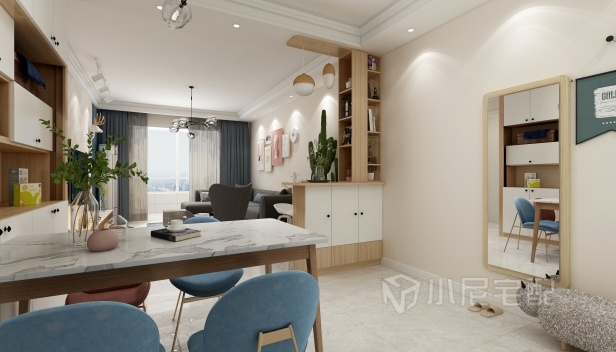 103㎡/两室两厅一卫/简约