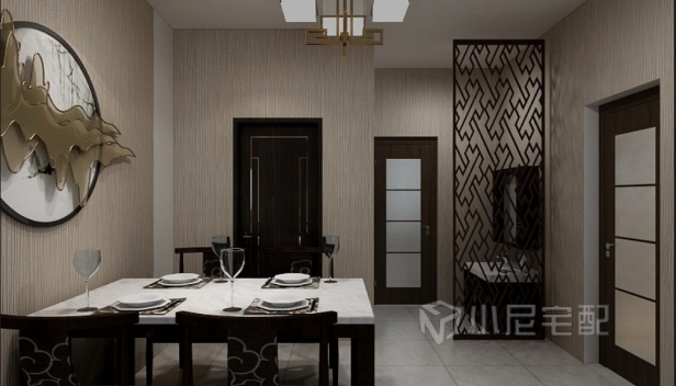 105㎡/三室两厅两卫/中式