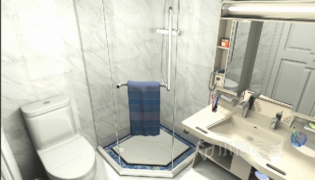 144.8㎡/三室两厅两卫/中式