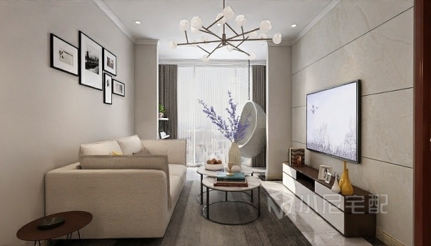 75㎡/两室一厅一卫/现代