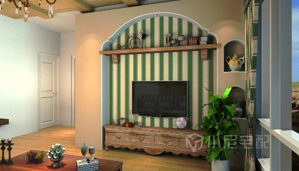 88.55㎡/两室两厅一卫/新古典