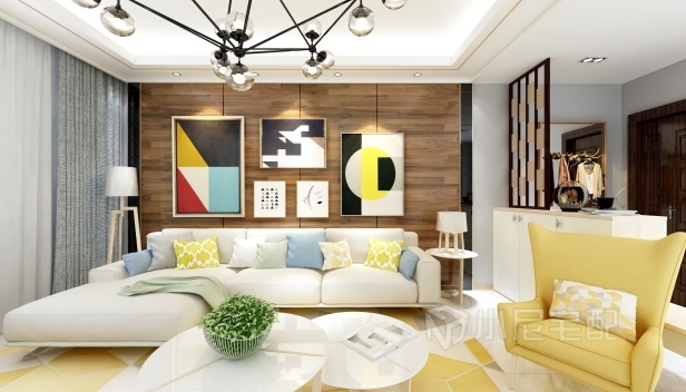 128㎡/三室一厅一卫/现代