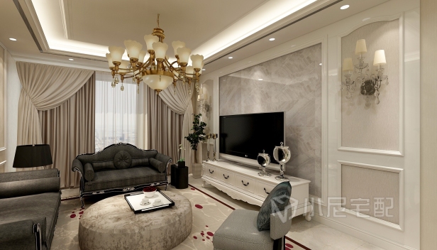 106㎡/三室两厅一卫/欧式