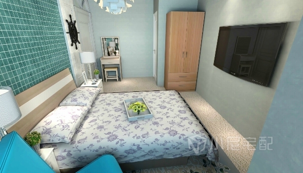 90.78㎡/三室一厅两卫/混搭