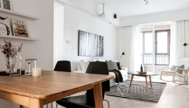 90㎡/两室两厅两卫/简约