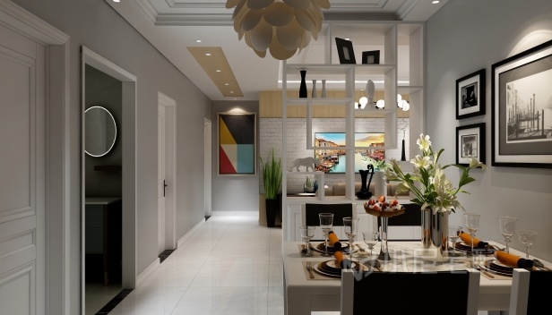 112㎡/三室一厅一卫/现代