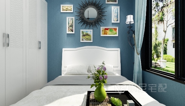 50㎡/一室一厅一卫/美式