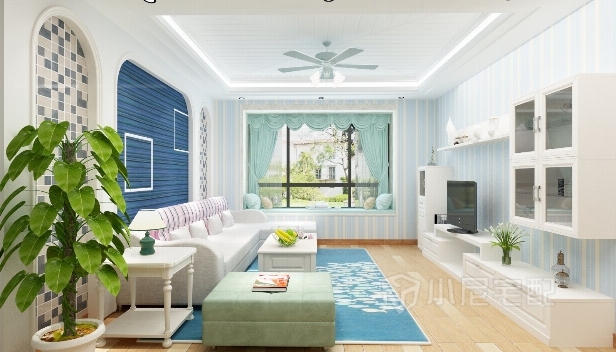 130㎡/三室两厅两卫/地中海