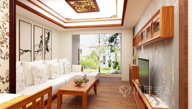 95㎡/两室一厅一卫/中式