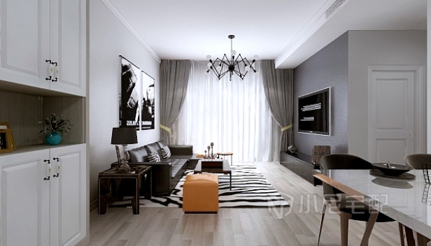 80㎡/两室两厅一卫/现代