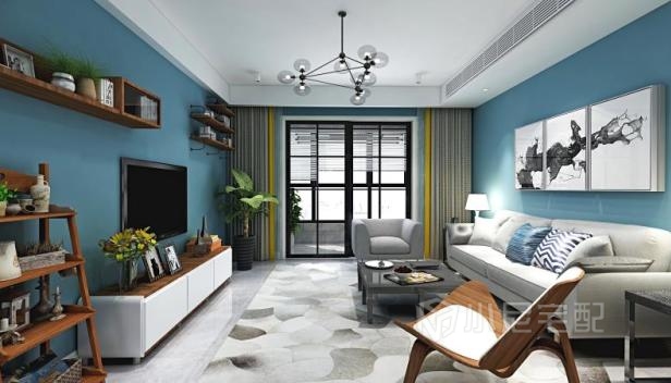 115㎡/四室两厅两卫/混搭