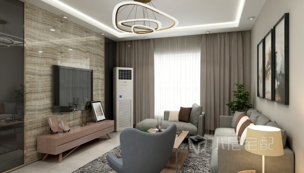 91.02㎡/两室两厅两卫/现代