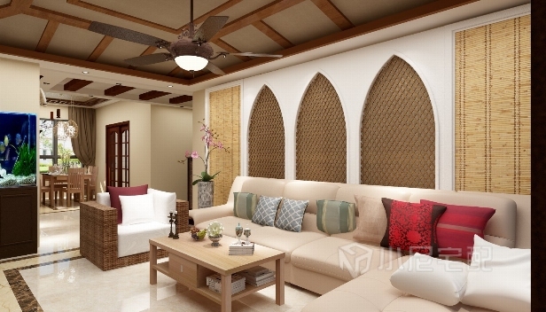 118㎡/三室两厅两卫/东南亚