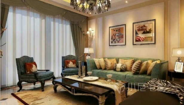 125㎡/三室两厅一卫/美式