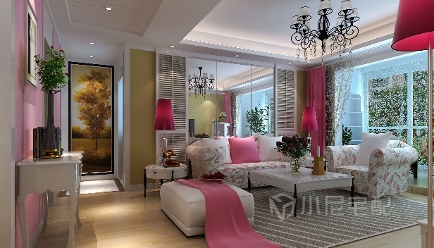 95㎡/两室两厅一卫/田园