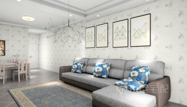 99㎡/两室一厅一卫/现代