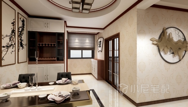 98.89㎡/三室两厅一卫/中式