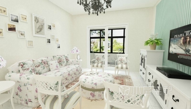 90㎡/两室两厅一卫/田园