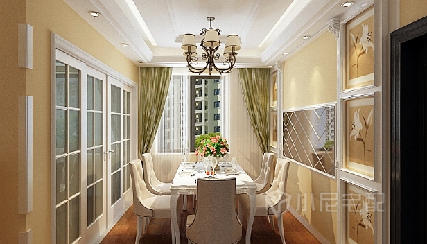 128㎡/三室两厅两卫/欧式