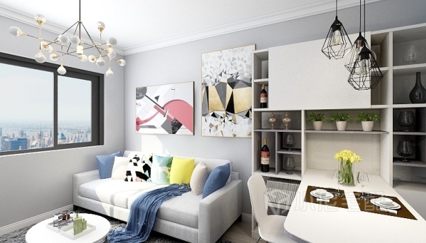 61㎡/两室一厅一卫/简约