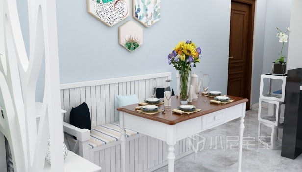 110㎡/三室两厅一卫/混搭